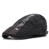 "M" Sun visor Duckbill Flat Cap