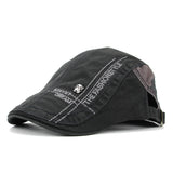 "M" Sun visor Duckbill Flat Cap