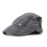 "M" Sun visor Duckbill Flat Cap