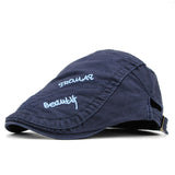 "M" Sun visor Duckbill Flat Cap