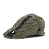 "M" Sun visor Duckbill Flat Cap
