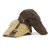 "M" Sun visor Duckbill Flat Cap