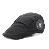 "M" Sun visor Duckbill Flat Cap