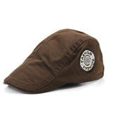 "M" Sun visor Duckbill Flat Cap