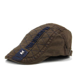 "M" Sun visor Duckbill Flat Cap