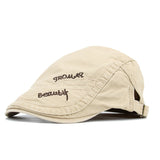 "M" Sun visor Duckbill Flat Cap