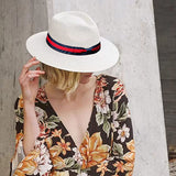 Panama Straw Hats for Men & Women (two Bands)[Fast shipping and box packing]