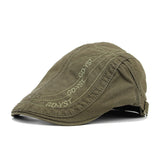 "M" Sun visor Duckbill Flat Cap