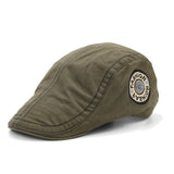 "M" Sun visor Duckbill Flat Cap