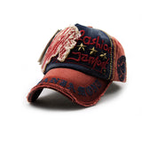 Fashion do old letters patch willow nail casual baseball cap
