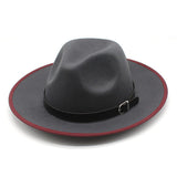 Gene Woolen Gentleman Hat-Grey