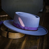 Light purple Pork Pie hat