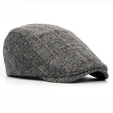 "Derrence" Wool Flat Cap