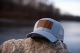 American Flag Hat - Grey