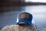 American Flag Hat - Navy/White