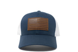 American Flag Hat - Navy/White