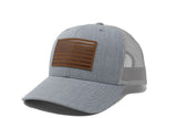 American Flag Hat - Grey