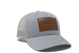 American Flag Hat - Grey