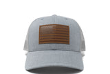 American Flag Hat - Grey