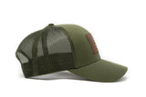 American Flag Hat- Olive Drab