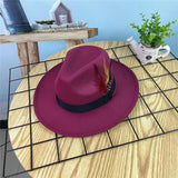 Reynold Gentleman Fedora Hat - Wine Red