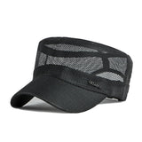 2022 new spring&summer sunscreen sun mesh breathable flat top hat