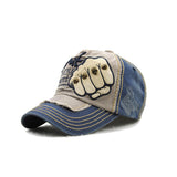 Fist tide fashion letters willow nail casual baseball cap